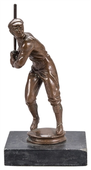 Bronze Batter Baseball Statue